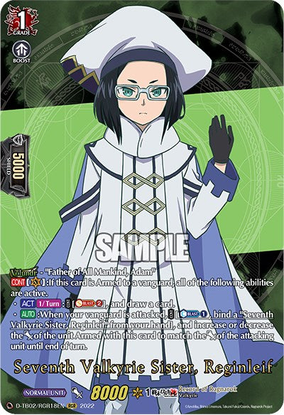 Image of Seventh Valkyrie Sister, Reginleif (D-TB02/RGR18EN) [Record of Ragnarok]