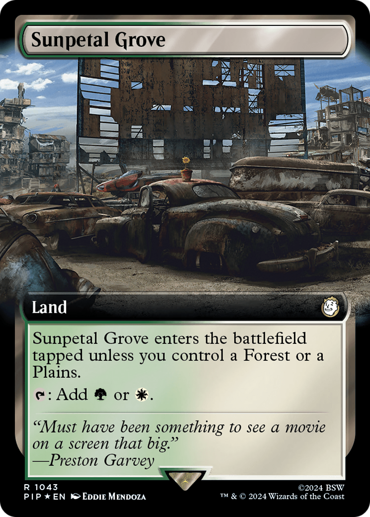 Image of Sunpetal Grove (Extended Art) (Surge Foil) [Fallout]