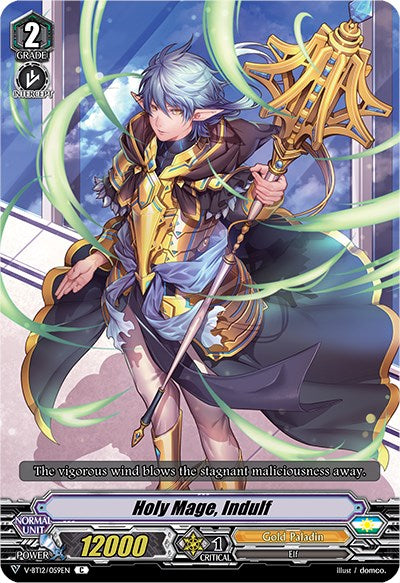 Image of Holy Mage, Indulf (V-BT12/059EN) [Divine Lightning Radiance]