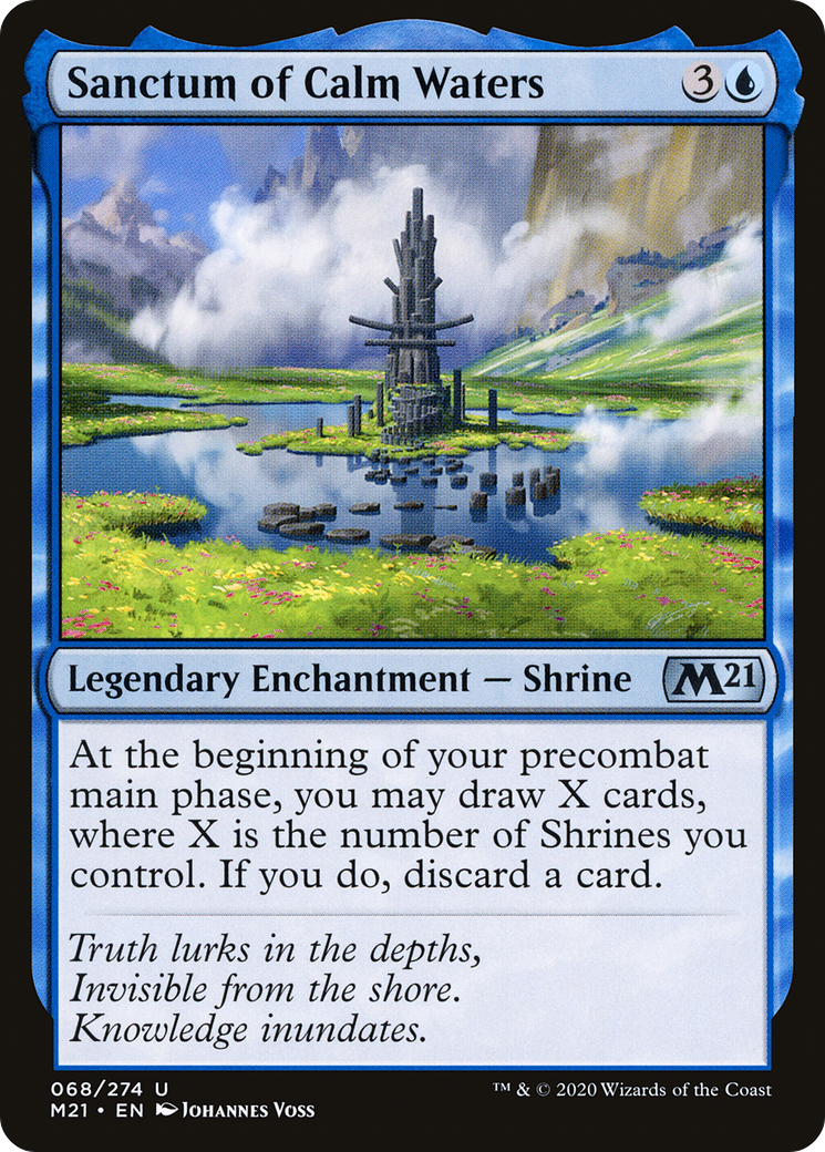 Image of Sanctum of Calm Waters [Core Set 2021]