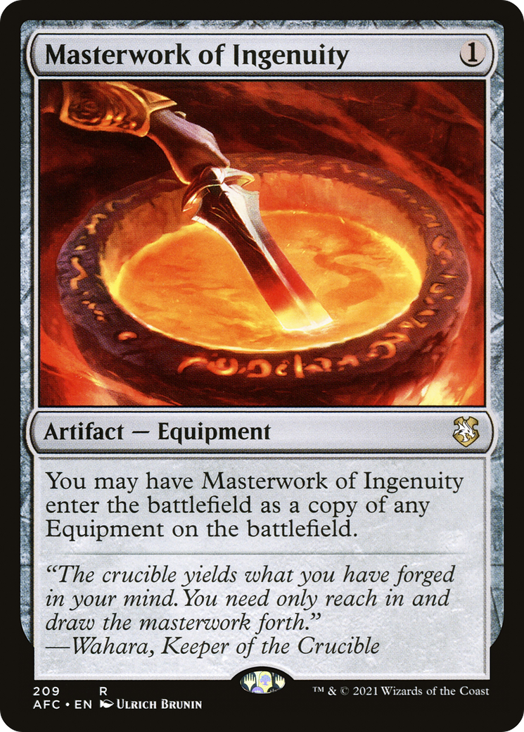 Image of Masterwork of Ingenuity [Dungeons & Dragons: Adventures in the Forgotten Realms Commander]