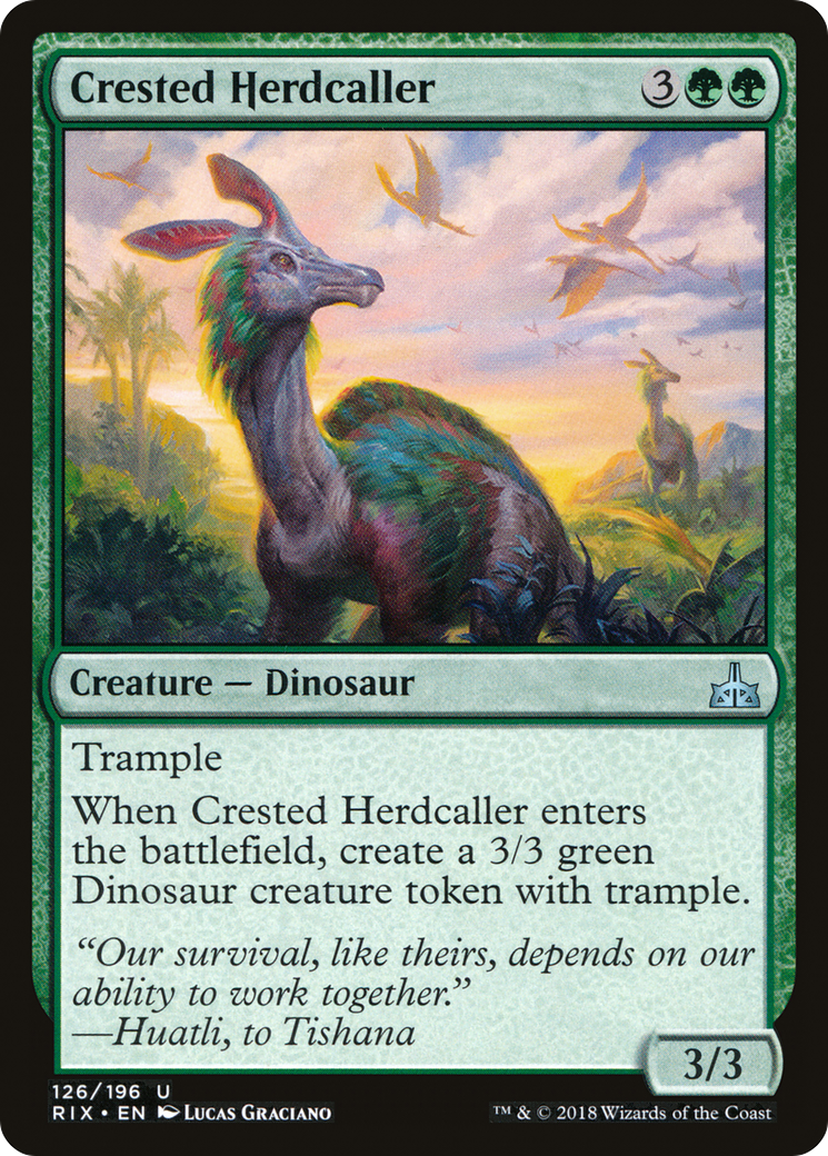Image of Crested Herdcaller [Rivals of Ixalan]