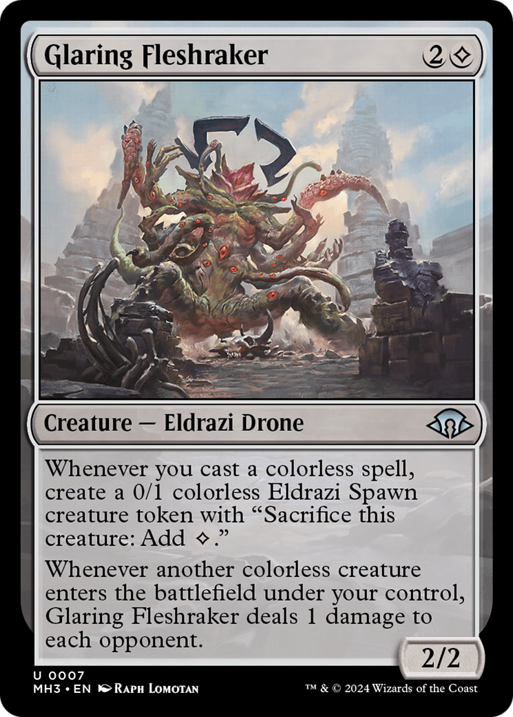 Image of Glaring Fleshraker [Modern Horizons 3]