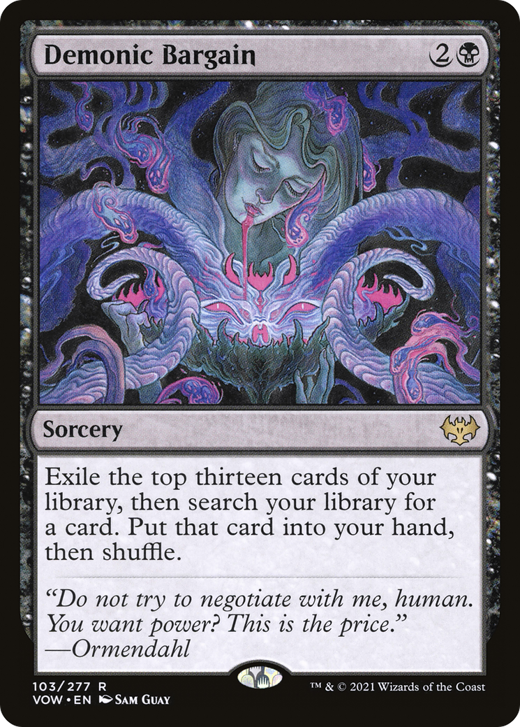 Image of Demonic Bargain [Innistrad: Crimson Vow]