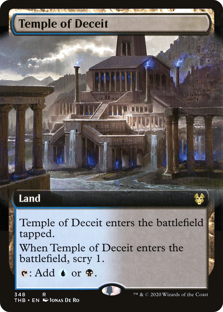 Image of Temple of Deceit (Extended Art) [Theros Beyond Death]