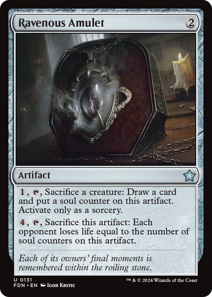 Image of Ravenous Amulet [Foundations]
