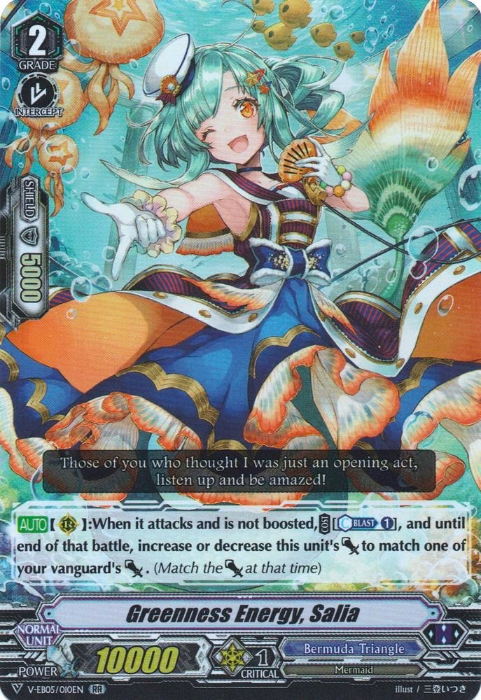 Image of Greenness Energy, Salia (V-EB05/010EN) [Primary Melody]