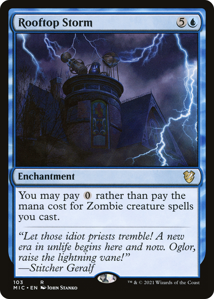 Image of Rooftop Storm [Innistrad: Midnight Hunt Commander]