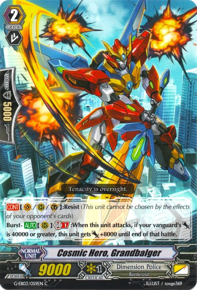 Image of Cosmic Hero, Granbalger (G-EB03/059EN) [The GALAXY STAR GATE]