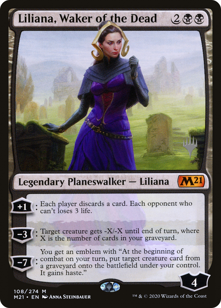 Image of Liliana, Waker of the Dead (Promo Pack) [Core Set 2021 Promos]