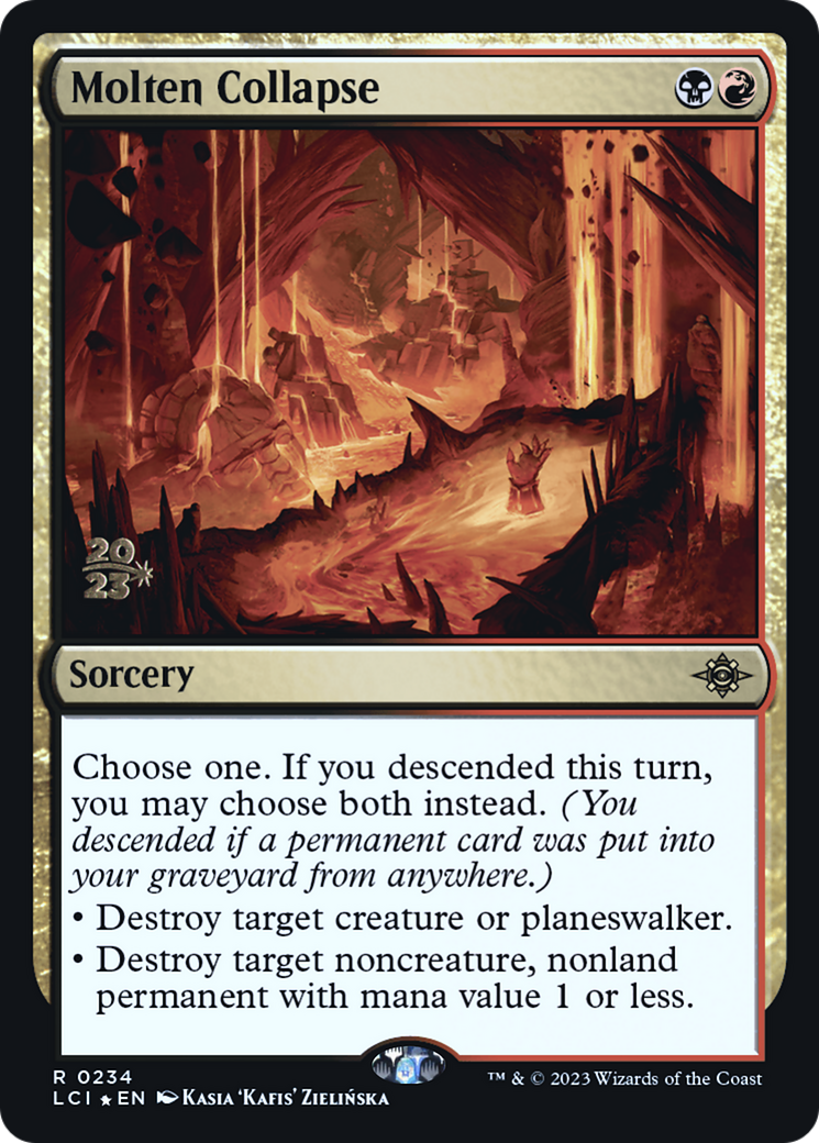 Image of Molten Collapse [The Lost Caverns of Ixalan Prerelease Cards]
