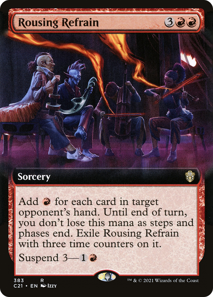 Image of Rousing Refrain (Extended Art) [Commander 2021]
