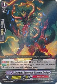 Image of Exorcist Demonic Dragon, Indigo (BT09/040EN) [Clash of Knights & Dragons]