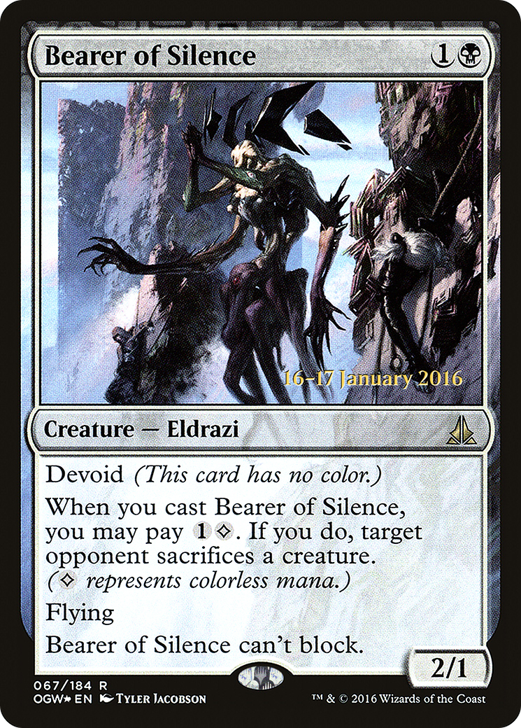 Image of Bearer of Silence [Oath of the Gatewatch Prerelease Promos]