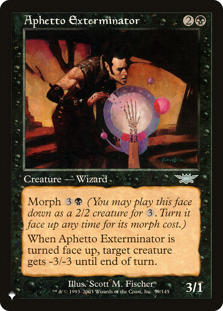 Image of Aphetto Exterminator [The List]