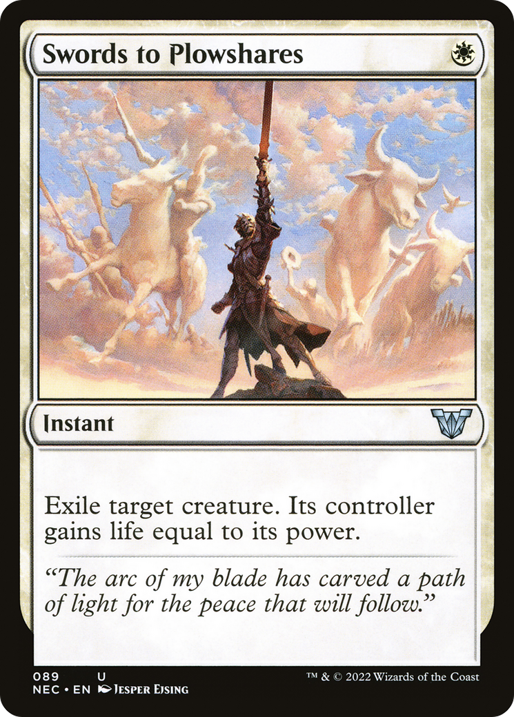 Image of Swords to Plowshares [Kamigawa: Neon Dynasty Commander]
