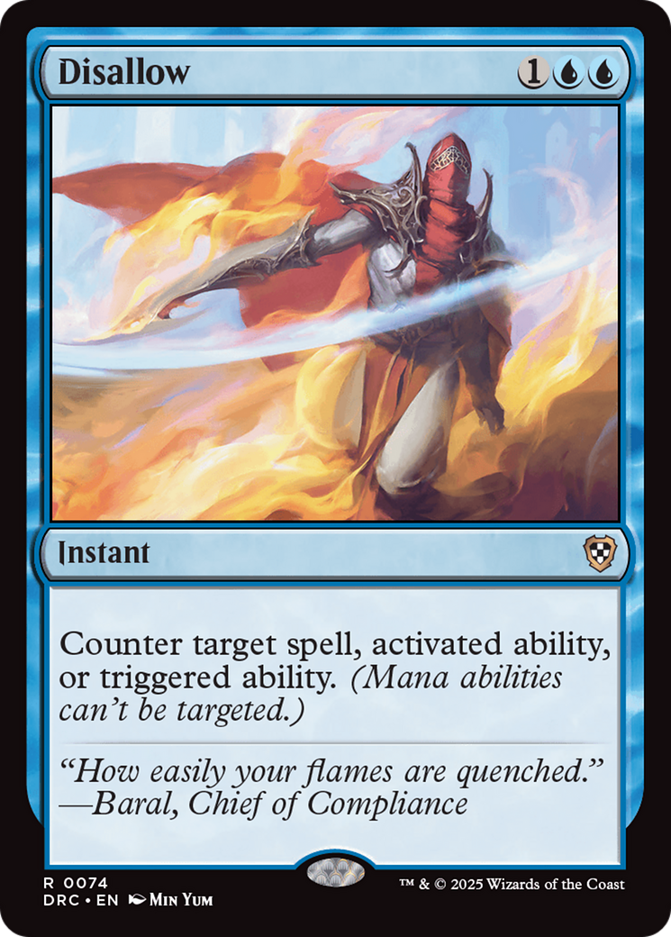 Image of Disallow [Aetherdrift Commander]