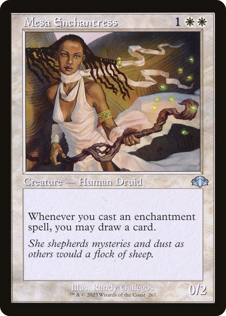 Image of Mesa Enchantress (Retro) [Dominaria Remastered]