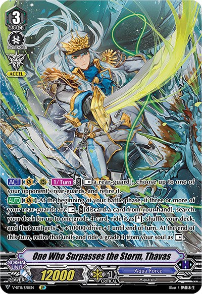 Image of One Who Surpasses the Storm, Thavas (V-BT11/SP11EN) [Storm of the Blue Cavalry]
