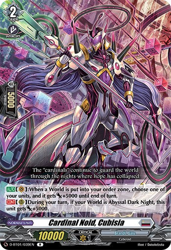 Image of Cardinal Noid, Cubisia (D-BT01/039EN) [Genesis of the Five Greats]