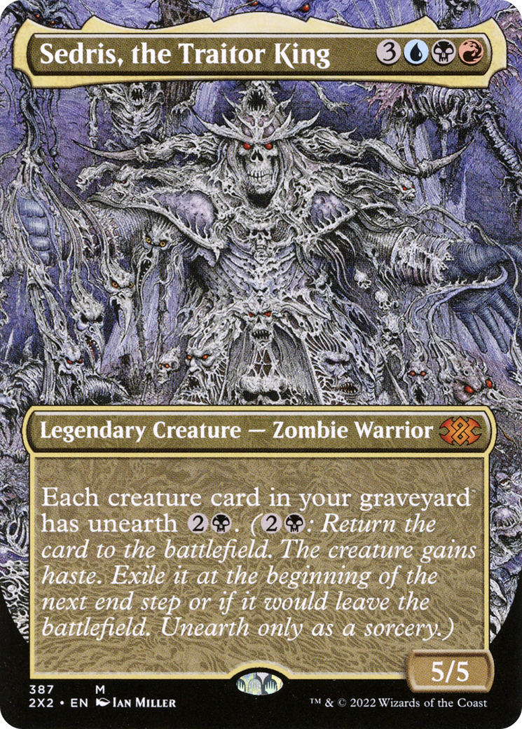 Image of Sedris, the Traitor King (Borderless Alternate Art) [Double Masters 2022]