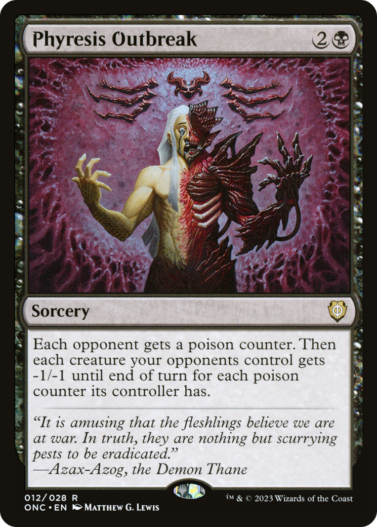 Image of Phyresis Outbreak [Phyrexia: All Will Be One Commander]