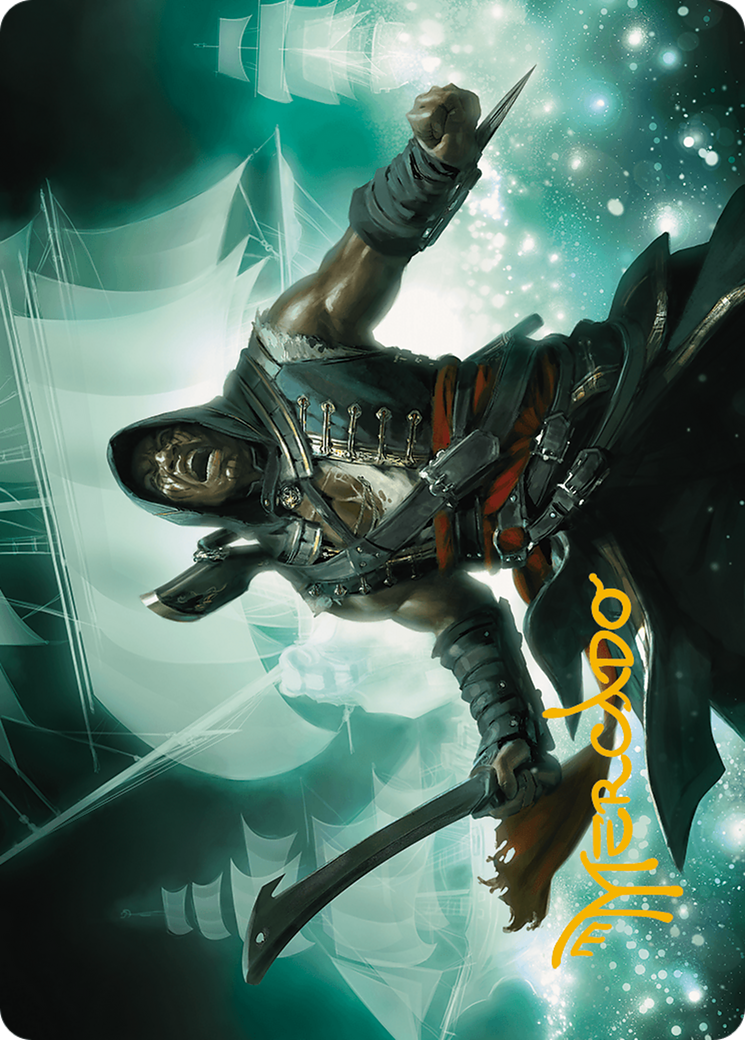 Image of Adewale, Breaker of Chains Art Card (Gold-Stamped Signature) [Assassin's Creed Art Series]