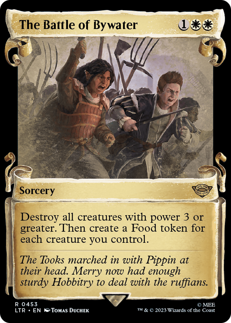 Image of The Battle of Bywater [The Lord of the Rings: Tales of Middle-Earth Showcase Scrolls]