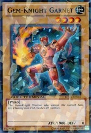 Image of Gem-Knight Garnet [DT05-EN016] Common