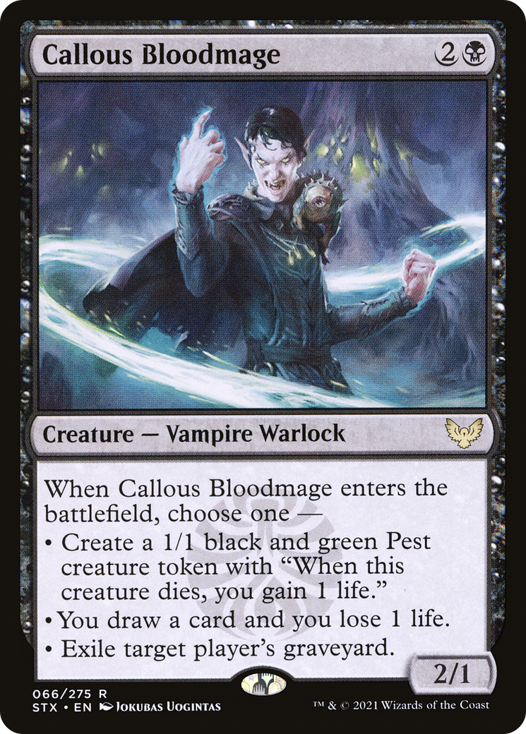 Image of Callous Bloodmage [Strixhaven: School of Mages]