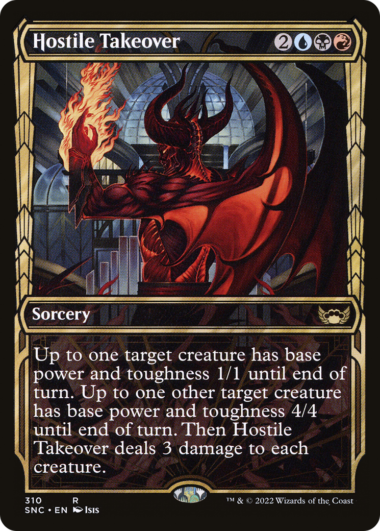 Image of Hostile Takeover (Showcase Golden Age) [Streets of New Capenna]