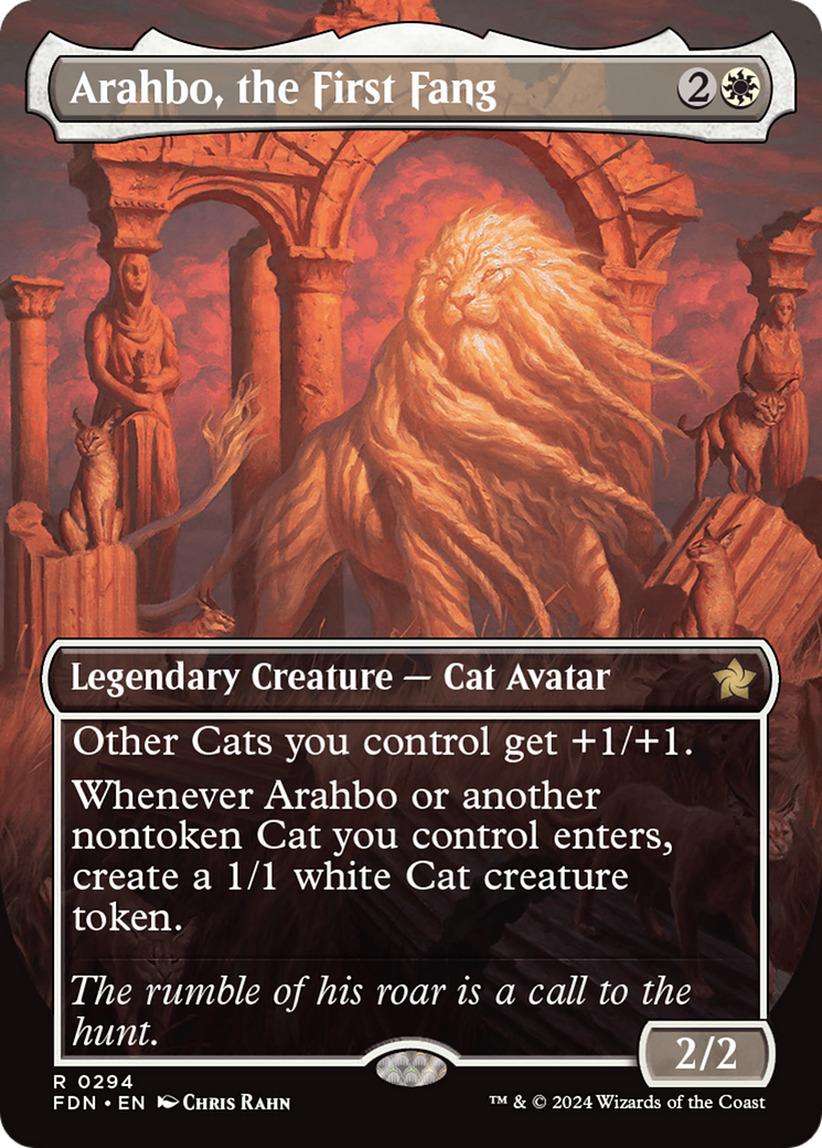 Image of Arahbo, the First Fang (Borderless) [Foundations]