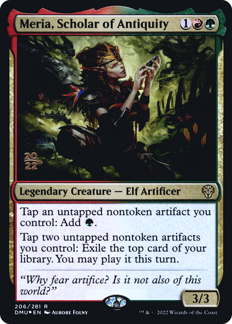 Image of Meria, Scholar of Antiquity [Dominaria United Prerelease Promos]