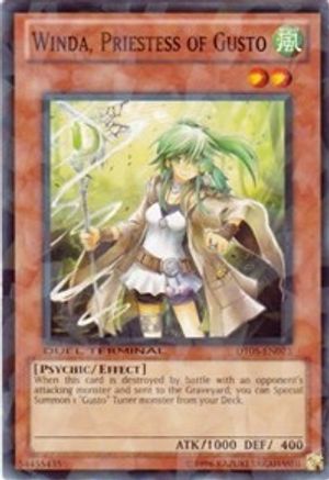 Image of Winda, Priestess of Gusto [DT05-EN073] Common