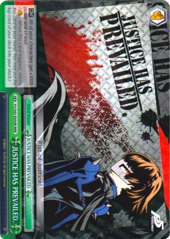 Image of JUSTICE HAS PREVAILED. (P5/S45-E050R RRR) [Persona 5]