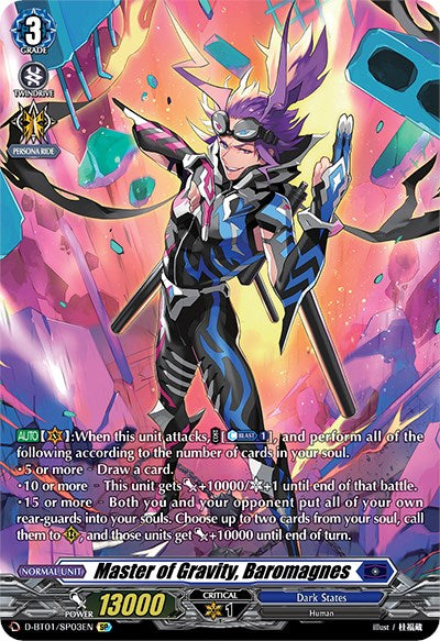 Image of Master of Gravity, Baromagnes (D-BT01/SP03EN) [Genesis of the Five Greats]