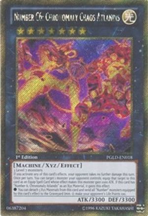 Image of Number C6: Chronomaly Chaos Atlandis [PGLD-EN018] Gold Secret Rare