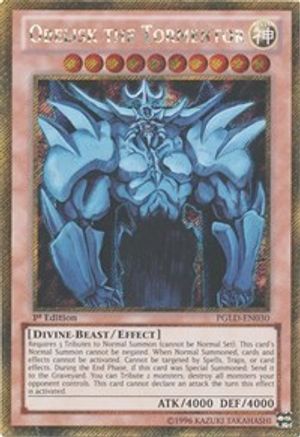 Image of Obelisk the Tormentor [PGLD-EN030] Gold Secret Rare