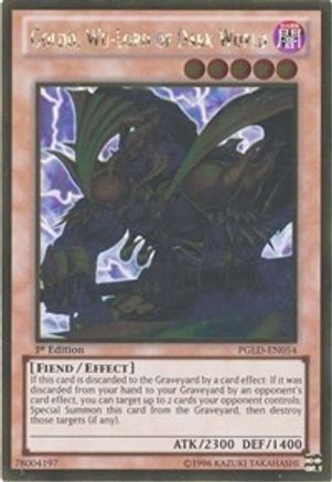 Image of Goldd, Wu-Lord of Dark World [PGLD-EN054] Gold Rare
