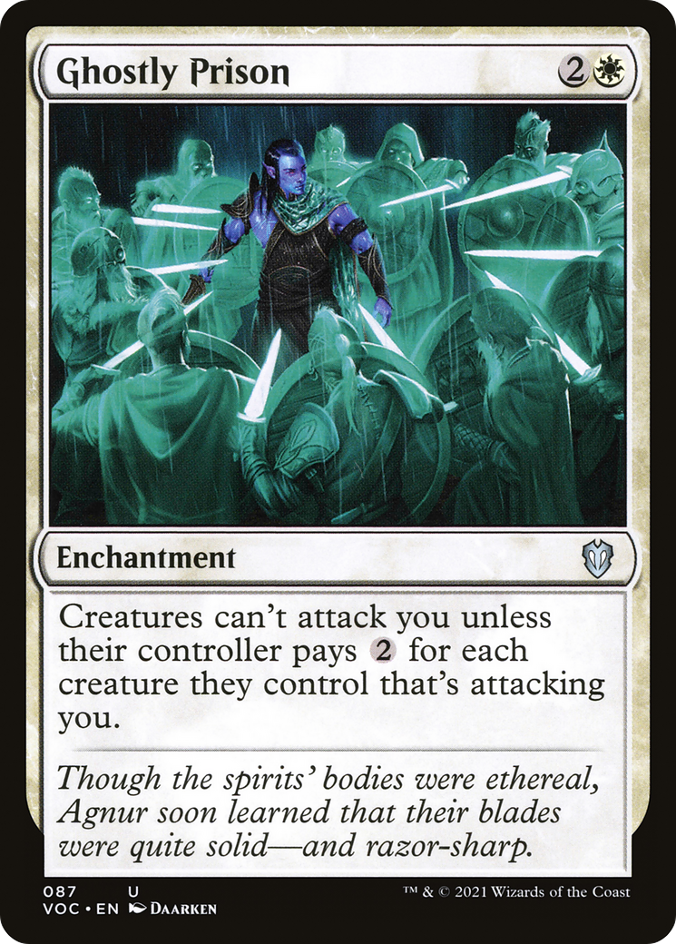 Image of Ghostly Prison [Innistrad: Crimson Vow Commander]