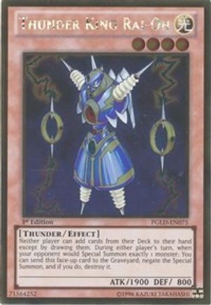 Image of Thunder King Rai-Oh [PGLD-EN075] Gold Rare