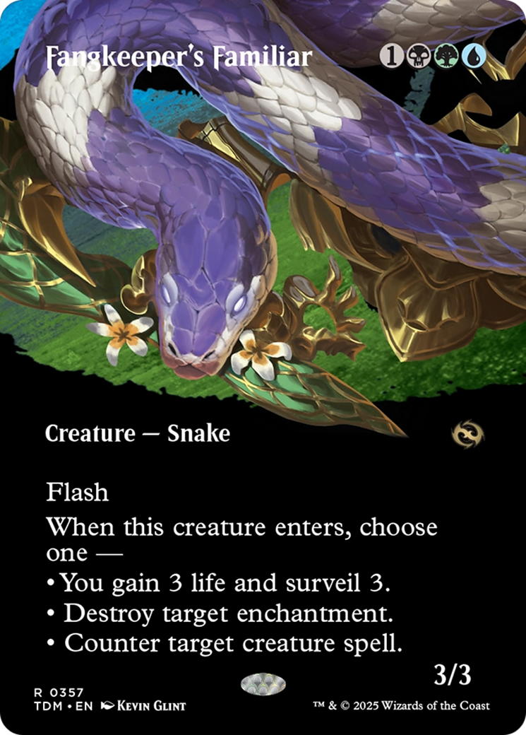 Image of Fangkeeper's Familiar (Borderless) [Tarkir: Dragonstorm]