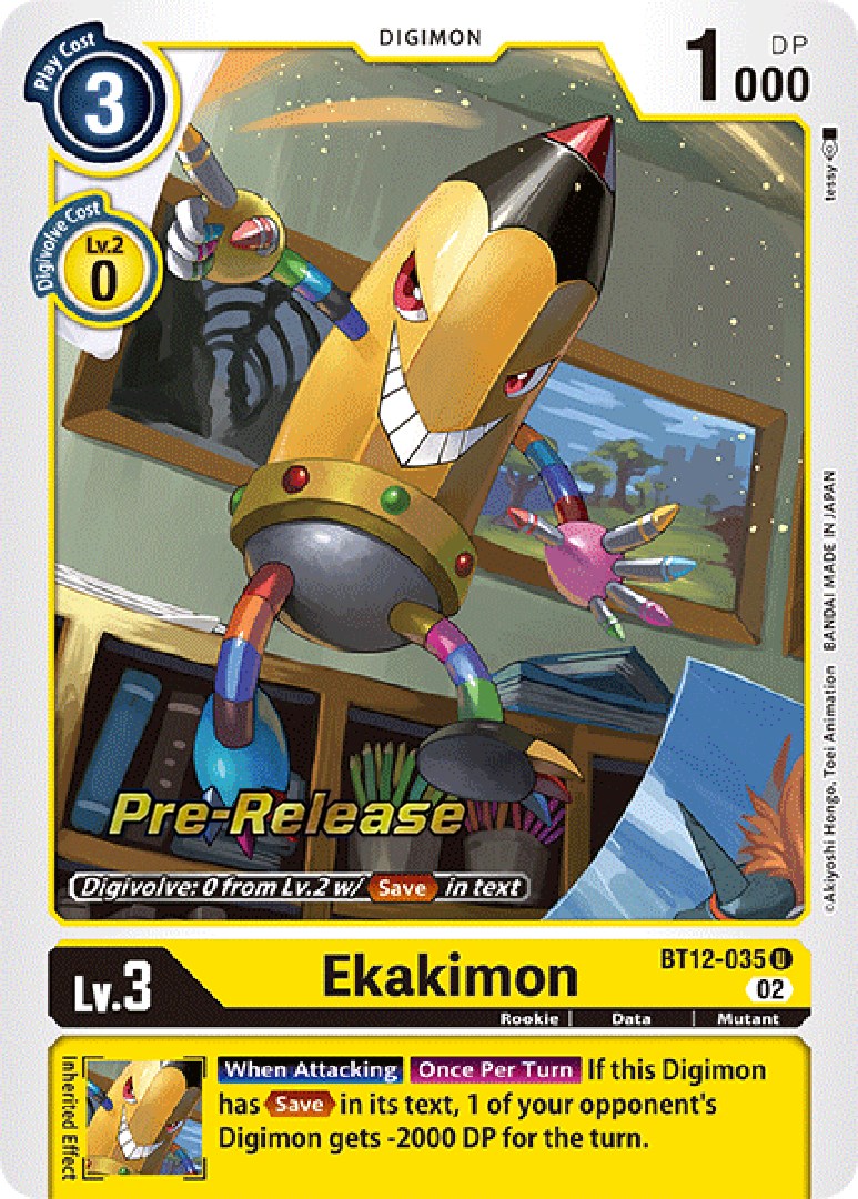 Image of Ekakimon [BT12-035] [Across Time Pre-Release Cards]