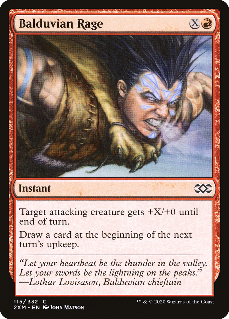 Image of Balduvian Rage [Double Masters]