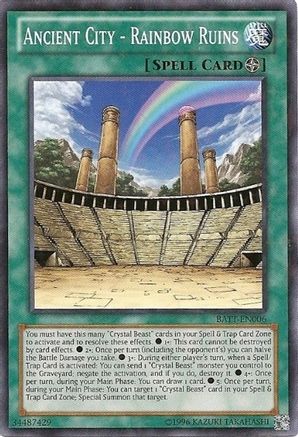 Image of Ancient City - Rainbow Ruins [BATT-EN006] Starfoil Rare