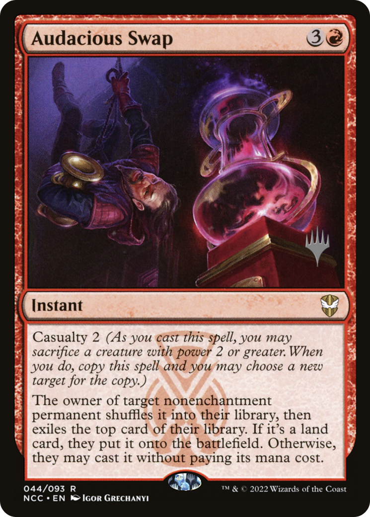 Image of Audacious Swap (Promo Pack) [Streets of New Capenna Commander Promos]