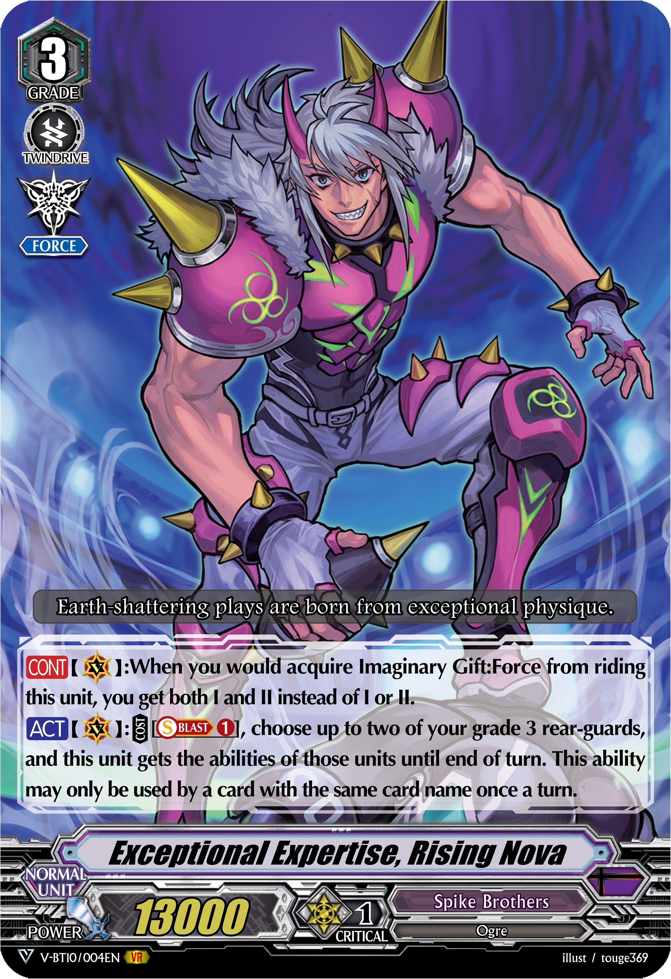 Image of Exceptional Expertise, Rising Nova (V-BT10/004EN) [Phantom Dragon Aeon]