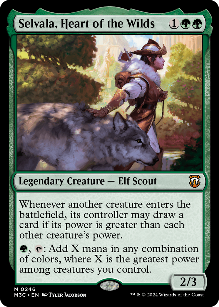 Image of Selvala, Heart of the Wilds [Modern Horizons 3 Commander]