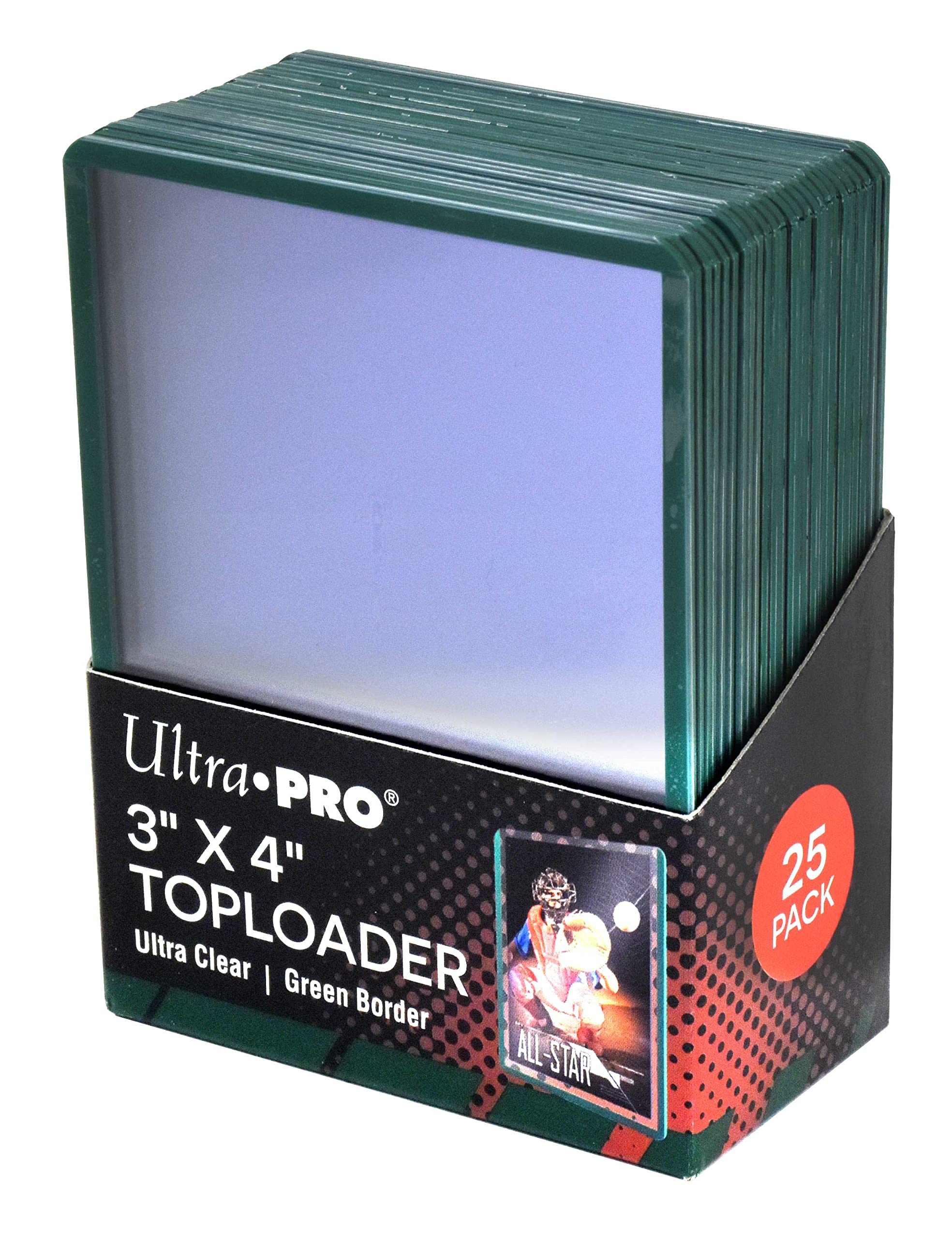 Image of Ultra Pro 3 x 4 (25 Pack) Green border