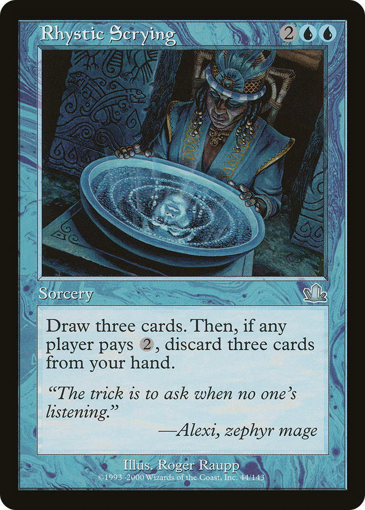 Image of Rhystic Scrying [Prophecy]
